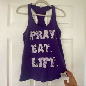 Pray Eat Lift workout tank